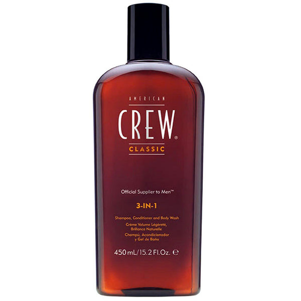American Crew Classic 3-in-1 Shampoo, Conditioner & Body Wash, 15.2 oz - BEAUTY IT IS