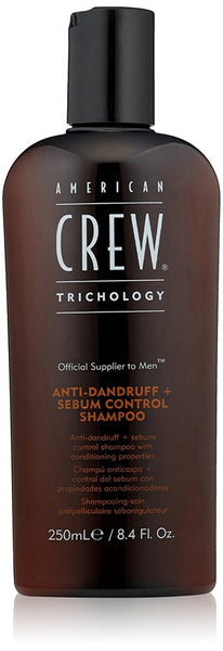 American Crew Anti-Dandruff Plus Sebum Control Shampoo, 8.45 Ounce