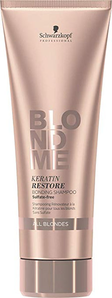 Schwarzkopf Blondme Keratin Restore Bonding Shampoo for All Blondes 8.45 Ounce