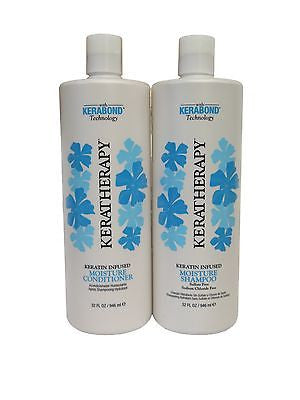 Keratin by Keratherapy Infused Moisture Shampoo & Conditioner 33.8 oz each - BEAUTY IT IS