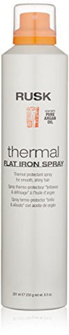 RUSK Designer Collection Thermal Flat Iron Spray with Argan Oil, 8.8 fl. oz.