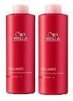 Wella Brilliance Shampoo & Conditioner Coarse Colored Hair,Liter Duo 33.8 oz