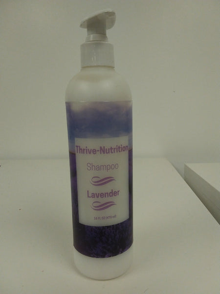 Thrive-Nutrition Lavender Shampoo For All Hair Types - 16 Ounce