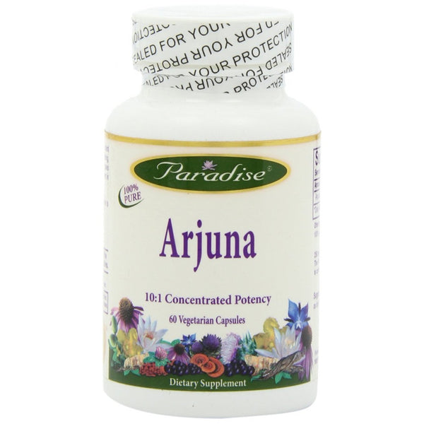 Paradise Herbs Arjuna 10:1, 1% arjunolic acids 60 Vcaps