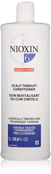 Nioxin Scalp Therapy Conditioner, System 6 (Chemicially Treated Hair/Progressed Thinning) 33.8 Oz