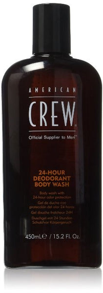 American Crew Men's 24 Hour Deodorant Bodywash, 15.2 Ounce