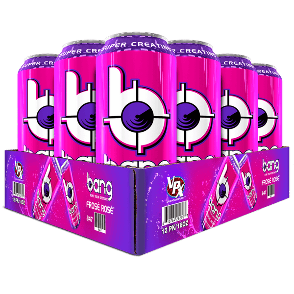 Bang Frose Rose Energy Drink 16 ounces, 12 pack