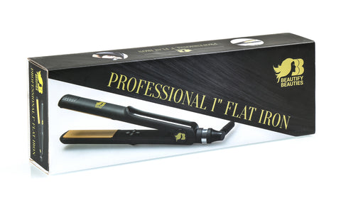 Beautify Beauties 1 inch Ceramic Tourmaline Flat Iron - BEAUTY IT IS - 3