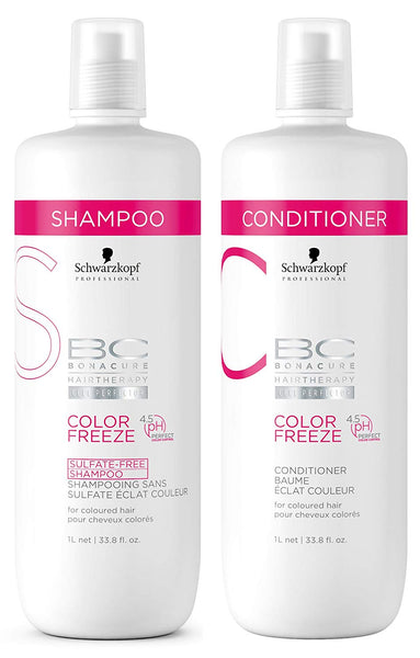 Schwarzkopf Bonacure Color Freeze Shampoo & Conditioner Set 33.8 Ounce