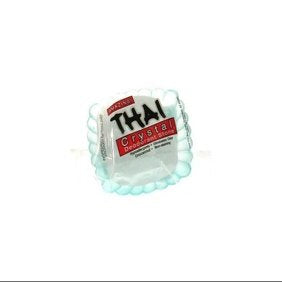 Thai Crystal Deodorant Stone in Dish, 3.5 oz.