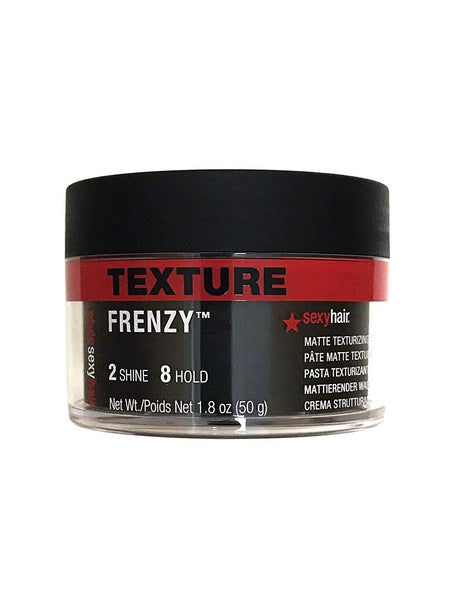 Sexy Hair Frenzy Matte Texturizing Paste 1.8 Oz Pack of 2